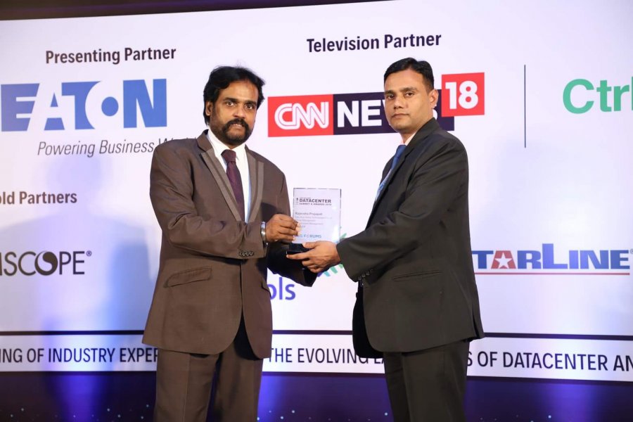 Indo Asia Global Technologies DATA CENTRE SUBMIT & Awards 2018  BENGALURU, in INDIA for BEST IT Infrastructures & Software Management